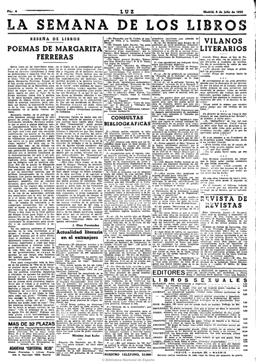 M. Ferreras prensa 1932