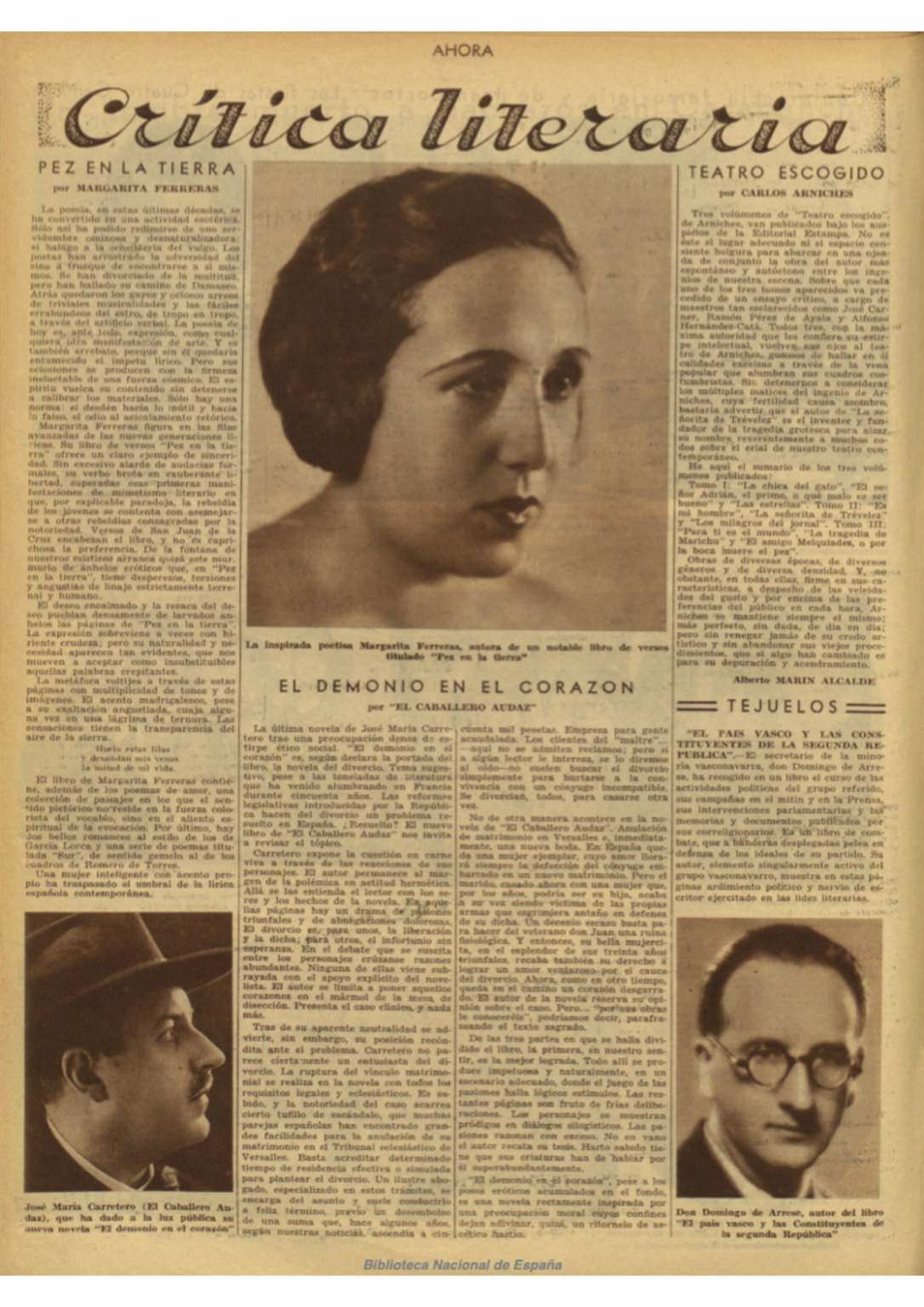 M. Ferreras prensa 1932-2 Ahora 6-8-1932