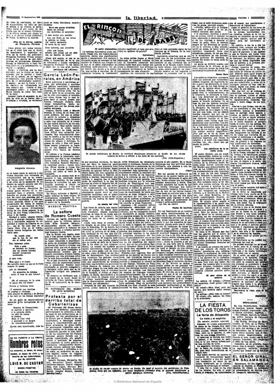 M. Ferreras prensa 1932-3