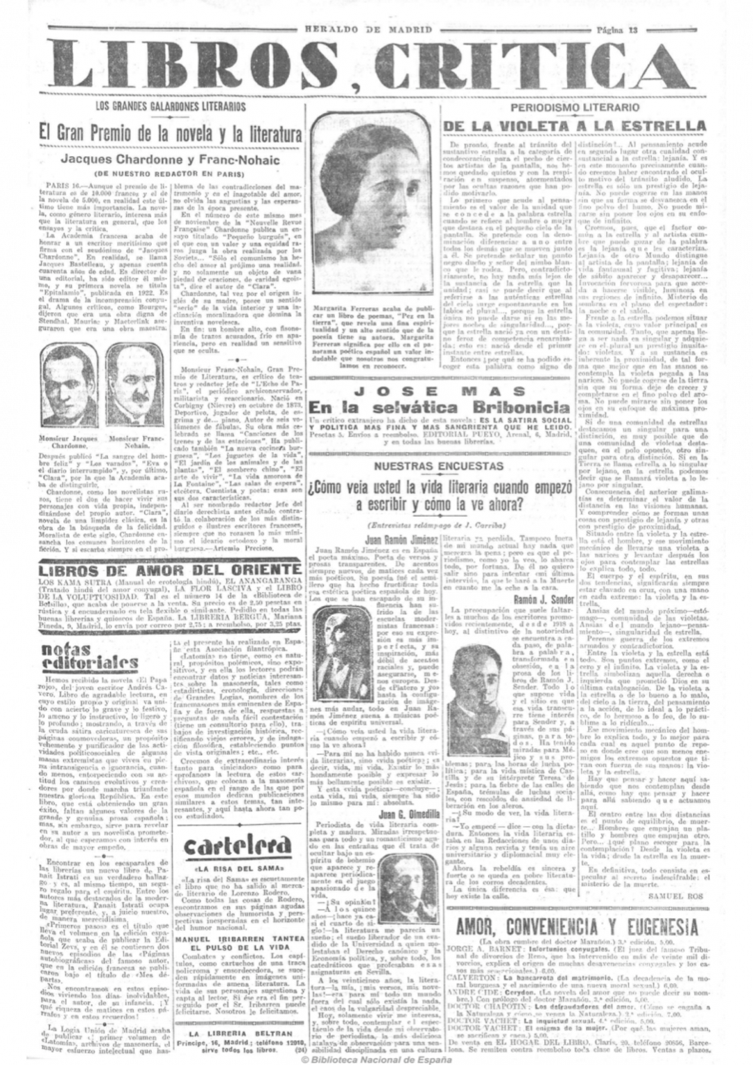 M. Ferreras prensa 1932-4 El Heraldo de Madrid 17-11-1932